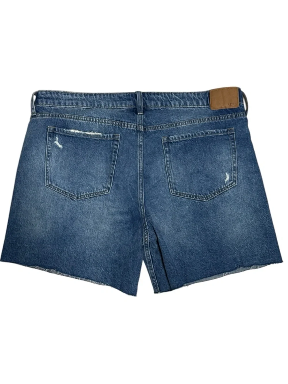 Aéropostale Low Rise Baggy Distressed Denim Shorts - Size 14 - NWT